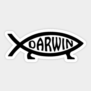 Darwin Fish Sticker